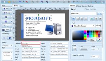 BusinessCards MX screenshot
