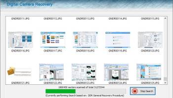 Digital Camera Data Recovery screenshot