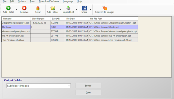 Convert Powerpoint to Images 4dots screenshot