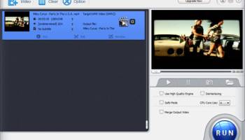 WinX Free MP4 to WMV Converter screenshot