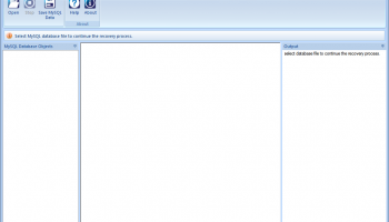 MySQL Database Recovery screenshot