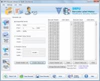 Healthcare Barcode Software screenshot