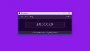 Colortypist screenshot