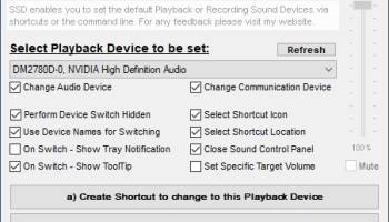 SSD - SetSoundDevice screenshot