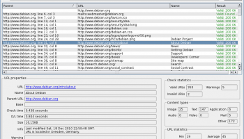 LinkChecker screenshot