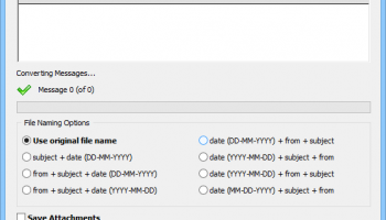 Convert Windows Live Mail EML to TIFF screenshot