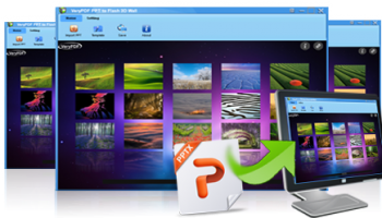 PowerPoint to Flash 3D Wall screenshot