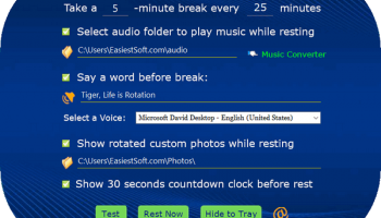 Easiest Break Reminder for Windows screenshot