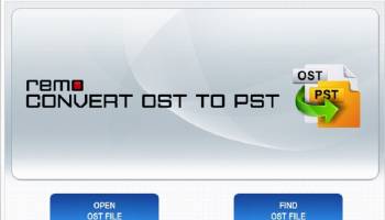 Remo OST to PST File Converter screenshot