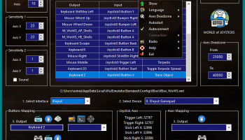 WoJ Keyboard and Mouse Emulator screenshot