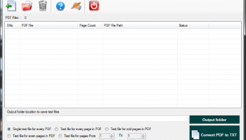 PDF Files Text Extractor screenshot