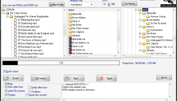 Portable AmoK CD/DVD Burning screenshot