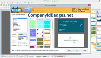 Business Card Designing Software screenshot