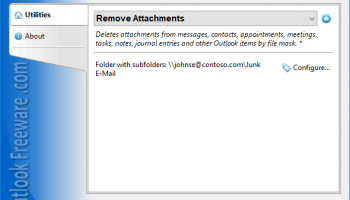 Remove Attachments screenshot