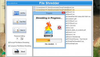 SSuite File Shredder screenshot