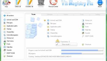 Vit Registry Fix Free Edition screenshot