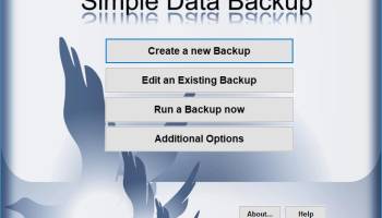 Simple Data Backup screenshot