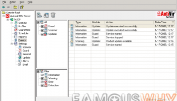 Avira Antivir Virus Definition File Update screenshot