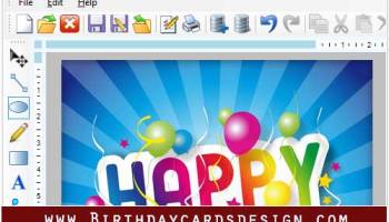 Birthday Card Design screenshot