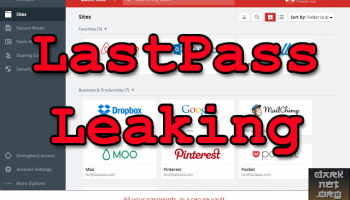 LastPass for Chrome screenshot