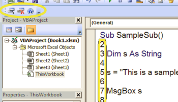 VBA Line Numbers with CodeLiner screenshot