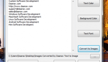 Text to Image Converter screenshot
