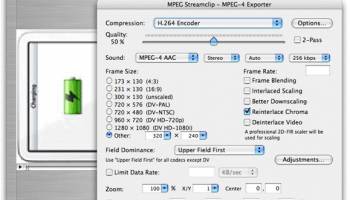 MPEG Streamclip screenshot