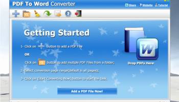 PDF To WORD Converter screenshot