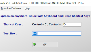 Select and Calculate screenshot