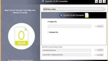 SysInfo OLM Converter screenshot