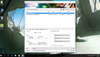Internet Friendly Media Encoder screenshot