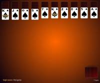 Spider Solitaire screenshot