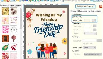 Greeting Cards Design Software screenshot