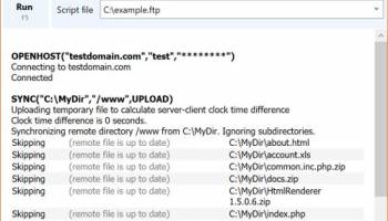 ScriptFTP screenshot