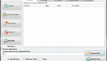 PDF Protector, Splitter and Merger PRO screenshot