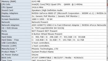 System Spec Portable screenshot