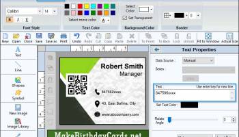 Business Cards Designing Software screenshot