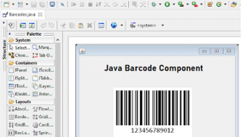 Java Code 128 Barcode Generator screenshot