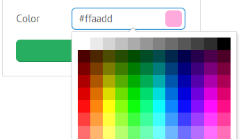 JavaScript Webix Colorpicker screenshot