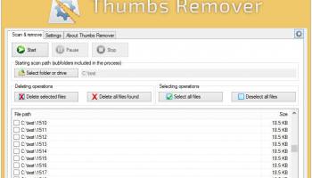 Thumbs Remover screenshot