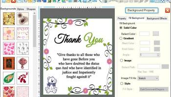 Greeting Cards Maker Program screenshot