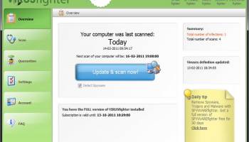 VIRUSfighter screenshot