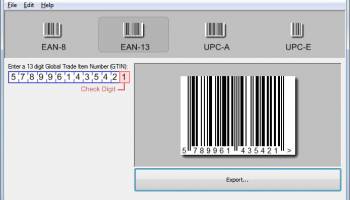 Barillo Barcode Software screenshot