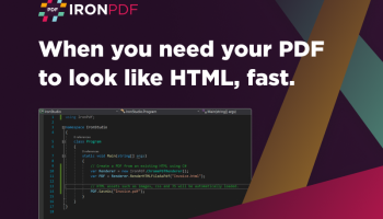 HTML to PDF NodeJS screenshot