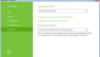 Dr.Web Katana screenshot
