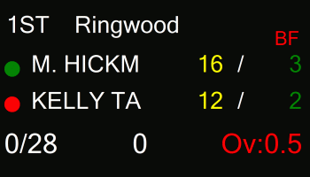 Cricket Scoreboard Pro screenshot