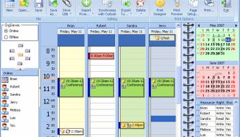 OrgScheduler LAN screenshot
