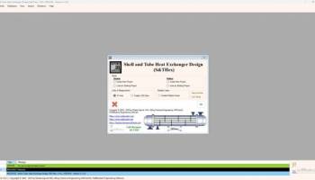 Shell and Tube Heat Exchanger Design screenshot