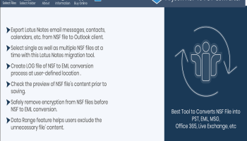 NSF Converter for Windows screenshot