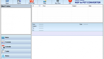 KDETools NSF to PST Converter screenshot